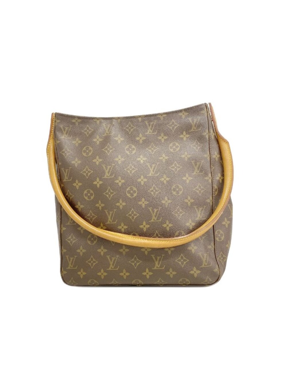 Louis Vuitton Shoulder Bag Monogram Looping GM Brown